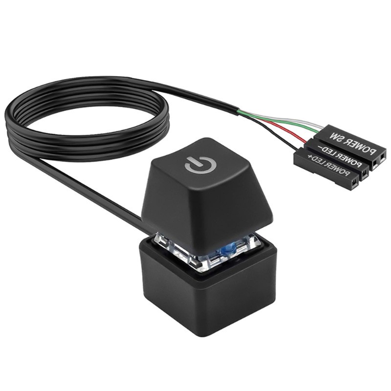 Host Computer Desktop Switch Button Desktop Chassis External Power ...