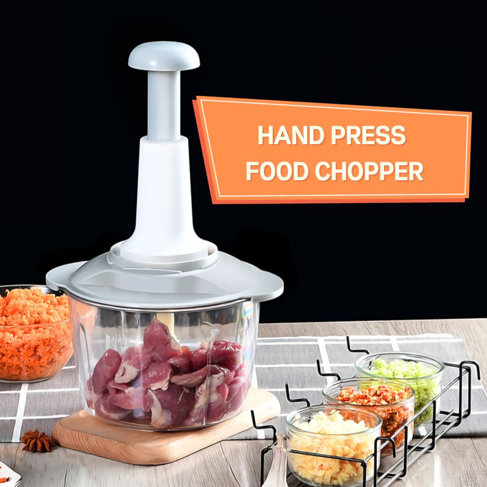 Manual Food Processor Multifunctional Gourmet Cuisine Hand Pat