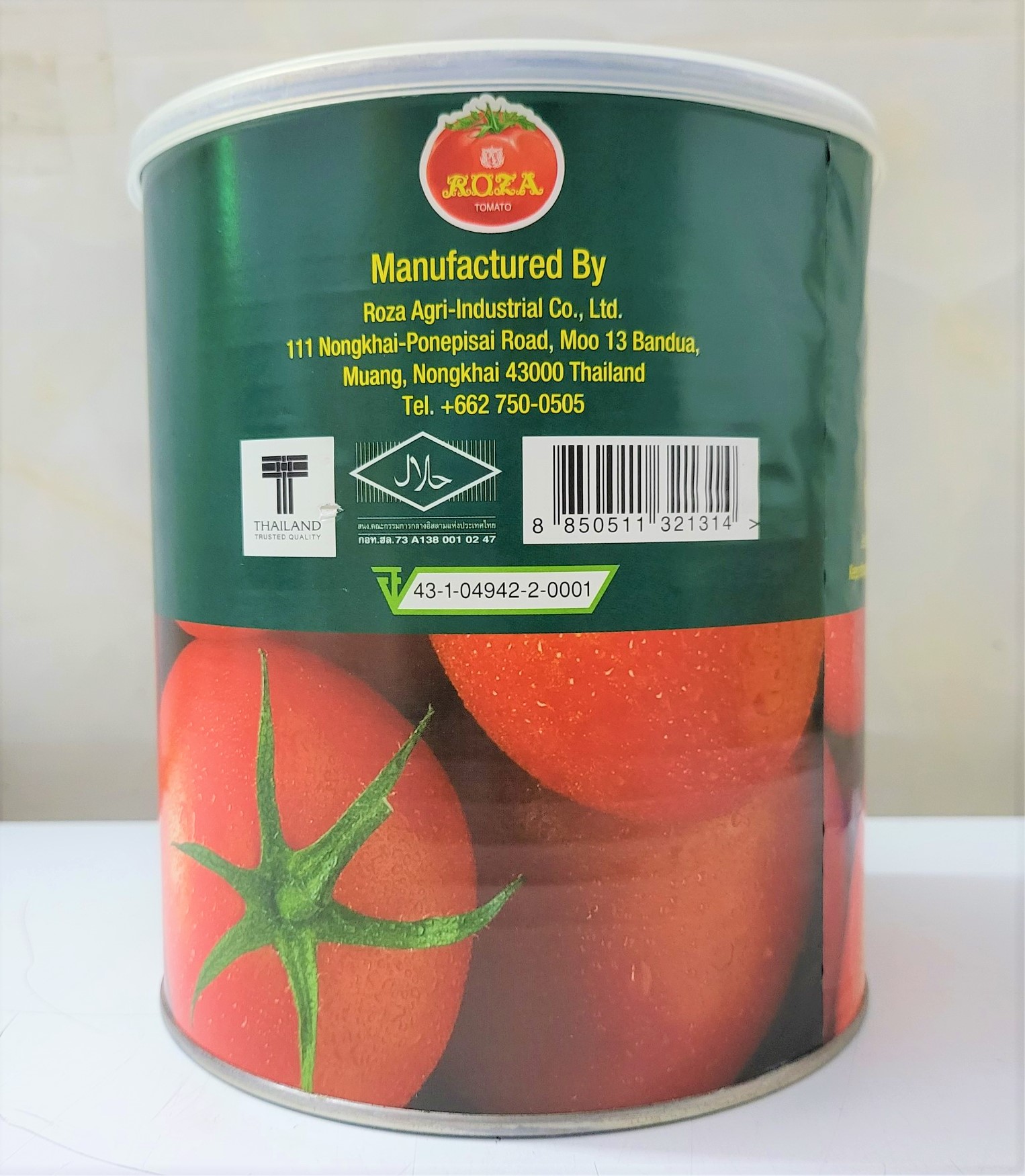 [HỘP LỚN 3.2 Kg] CÀ CHUA XAY NHUYỄN [Thailand] ROZA Tomato paste (halal)