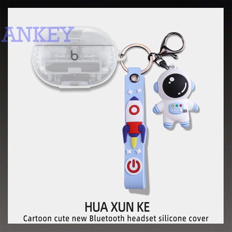 for Beats Studio Buds+ Case Transparent Protective silicone Cute Cartoon Covers Bluetooth Earphone Shell Headphone Portable