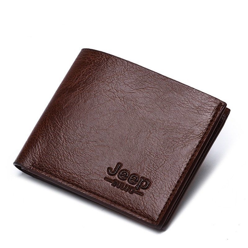 Wallet Short Wallet Multi Card Retro Simple Men's Wallet Folding Small Change Wallet