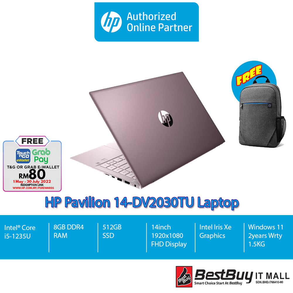 HP Pavilion Laptop 14dv2030TU [Intel® Core™ i51235U/ 14" FHD/ 8GB