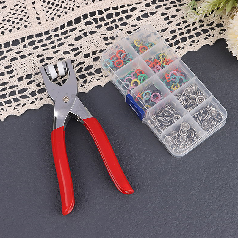 Plier%20Tool%2050/100pcs%20Colour%20Metal%20Snap%20Sewing%20Button%20Claw%20Set%20Snap%20Fastener%20Kit%20BE%20-%20Image%205