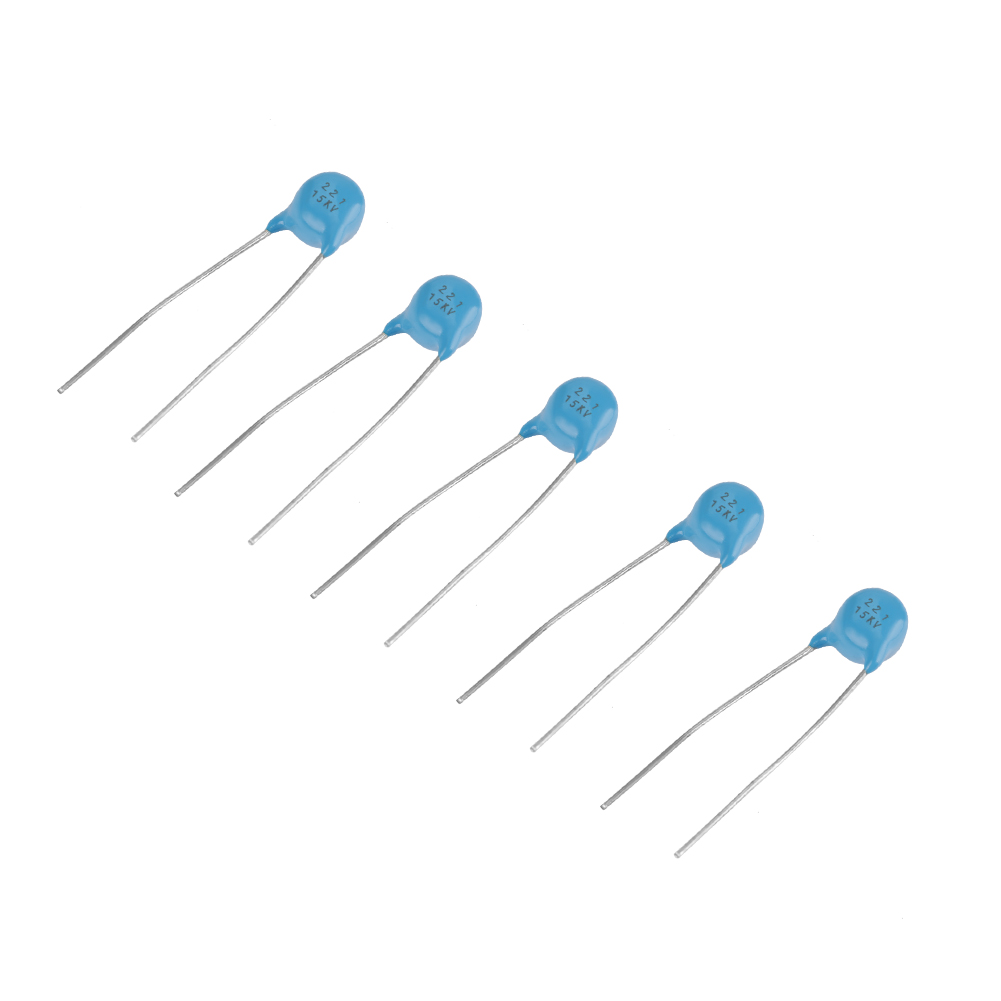 20Pcs 221k 220pF 15KV 15000V High Voltage Monolithic Ceramic Kit Set(Blue)