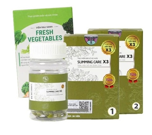 Giam Cân  X3 (số 1) - tặng Detox bơ cam
