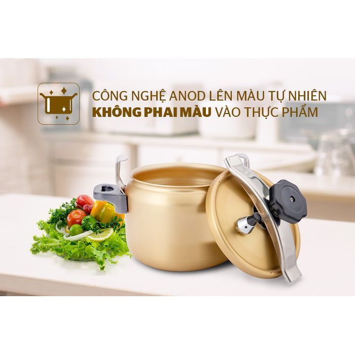 NỒI ÁP SUẤT ANOD SUNHOUSE SHA8604