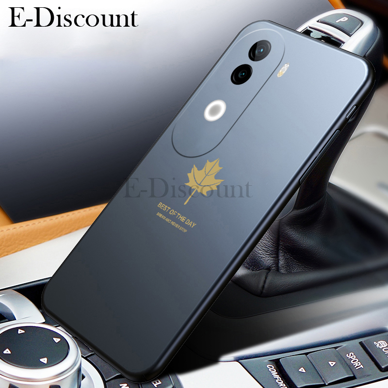 New Phone case vivo iqoo Z9 Back cover Soft Silicone Maple Leaf Shape For Vivo iqoo Z9S case.