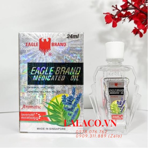 [HCM]Dầu gió Trắng Eagle Brand Lavender Aromatic 24ml