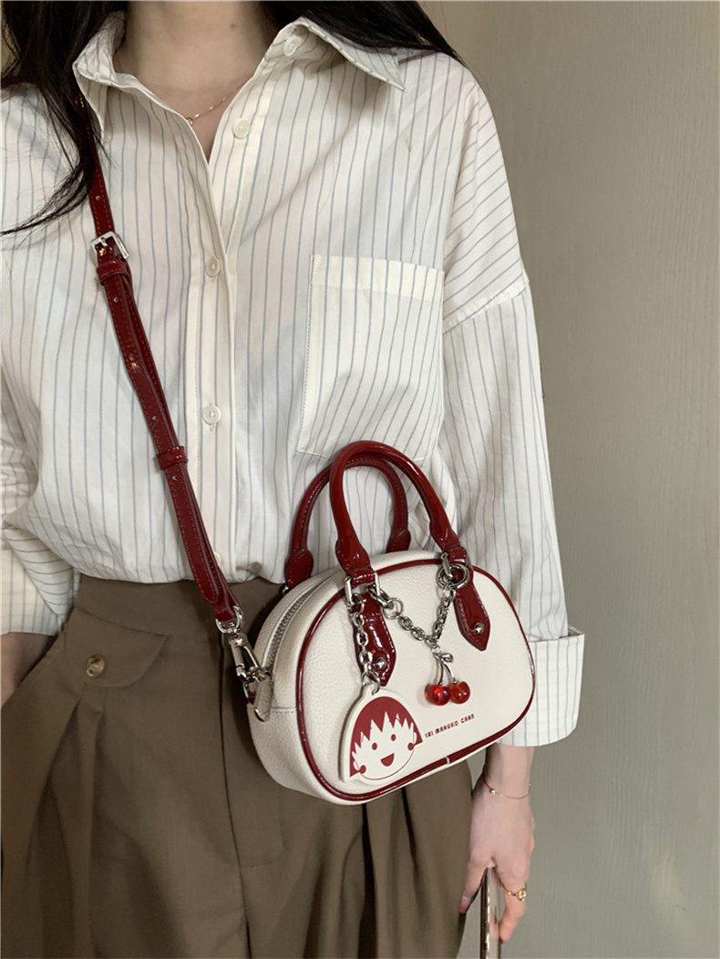 C&K Cherri Maruko-chan x Southerly Wind Peach Handbag