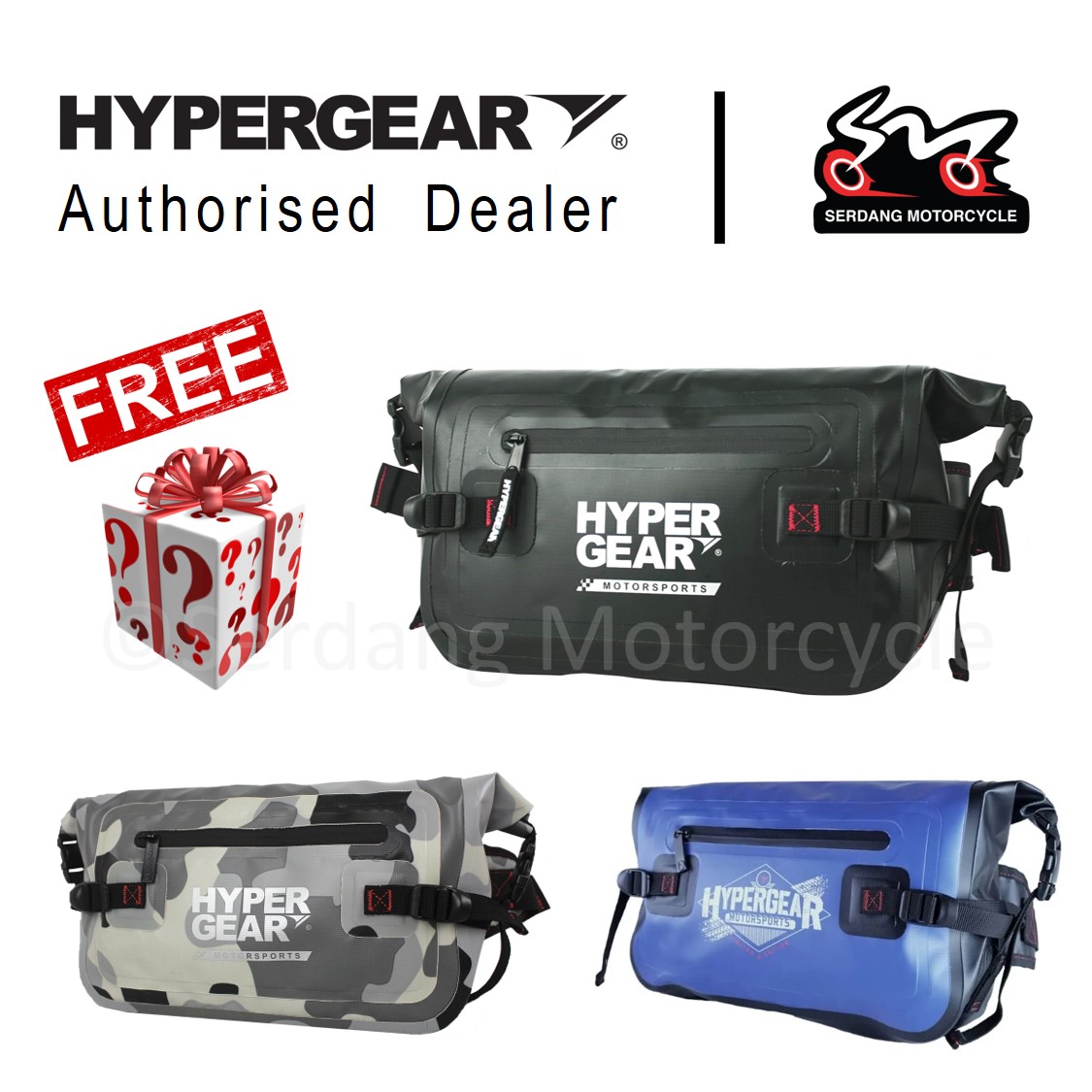 HYPERGEAR Waist Waterproof Pouch Bag L 