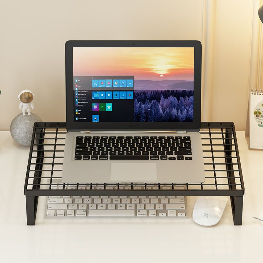 Laptop Riser Grid Laptop Grid Cooling Rack Black/White Cooling Computer ...
