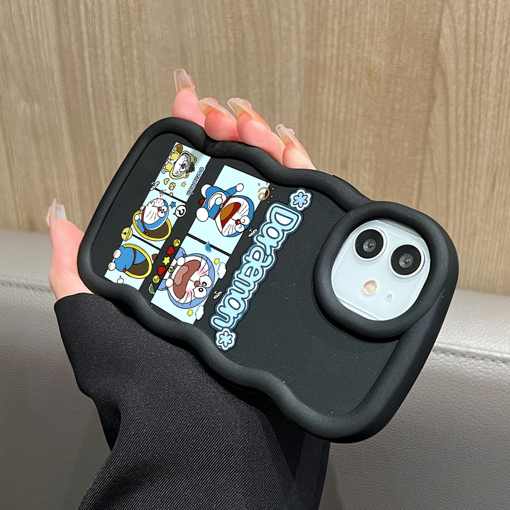 FELMYST%20for%20Samsung%20A16%20Back%20Cover%20Big%20Wave%20Edge%20Soft%20Silicone%20Cartoon%20Doraemon%20Pattern%20Macaron%20Phone%20Case%20-%20Image%205