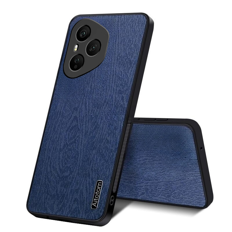 For Honor 400 Pro Case Wood Texture Canvas Hrad Shockproof For Honor400 Pro Back cover Phone Cases. 