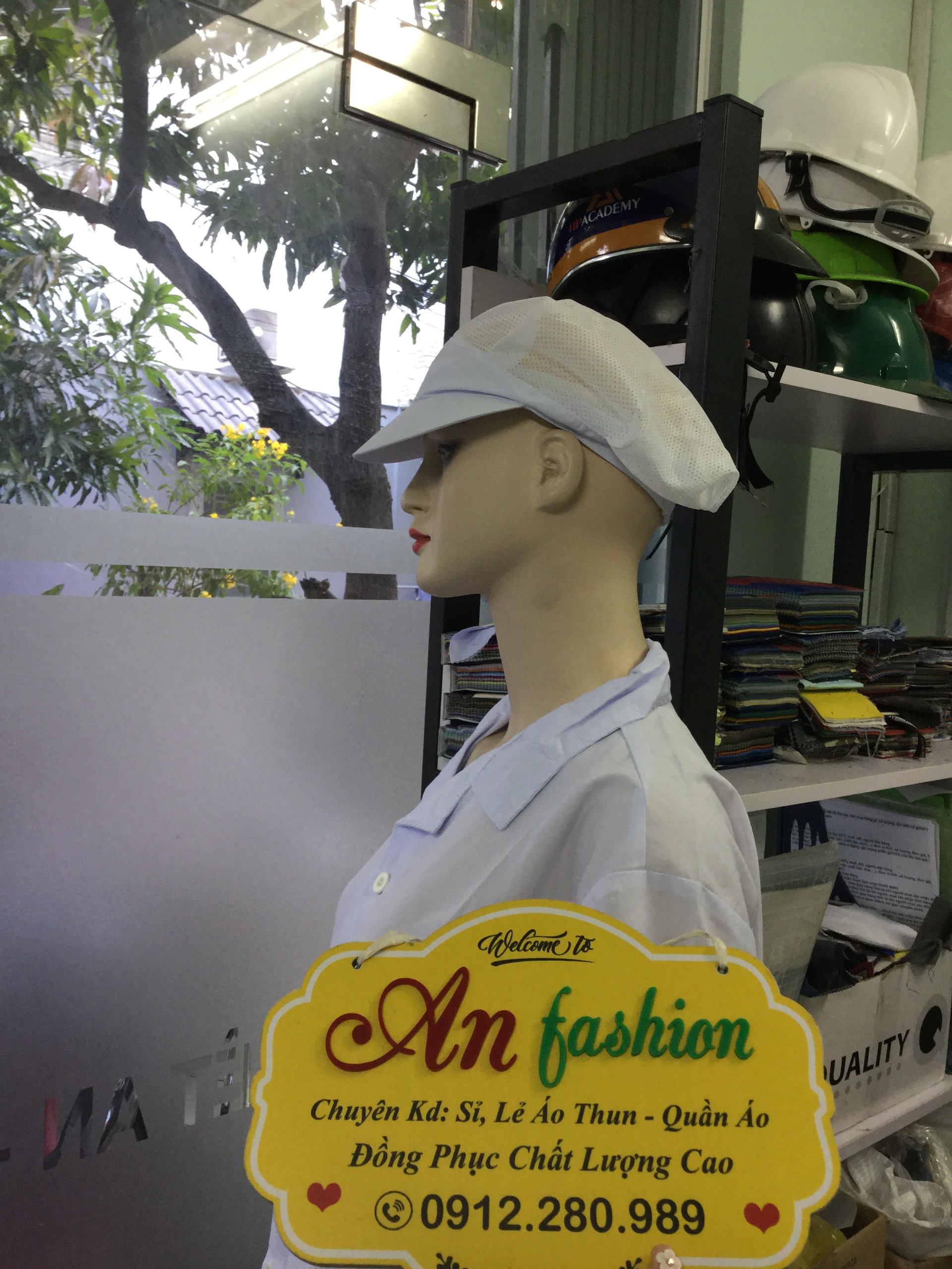 NÓN KẾT VẢI SILK PHỐI LƯỚI MỊN MÁT _ HÌNH CHỤP THẬT