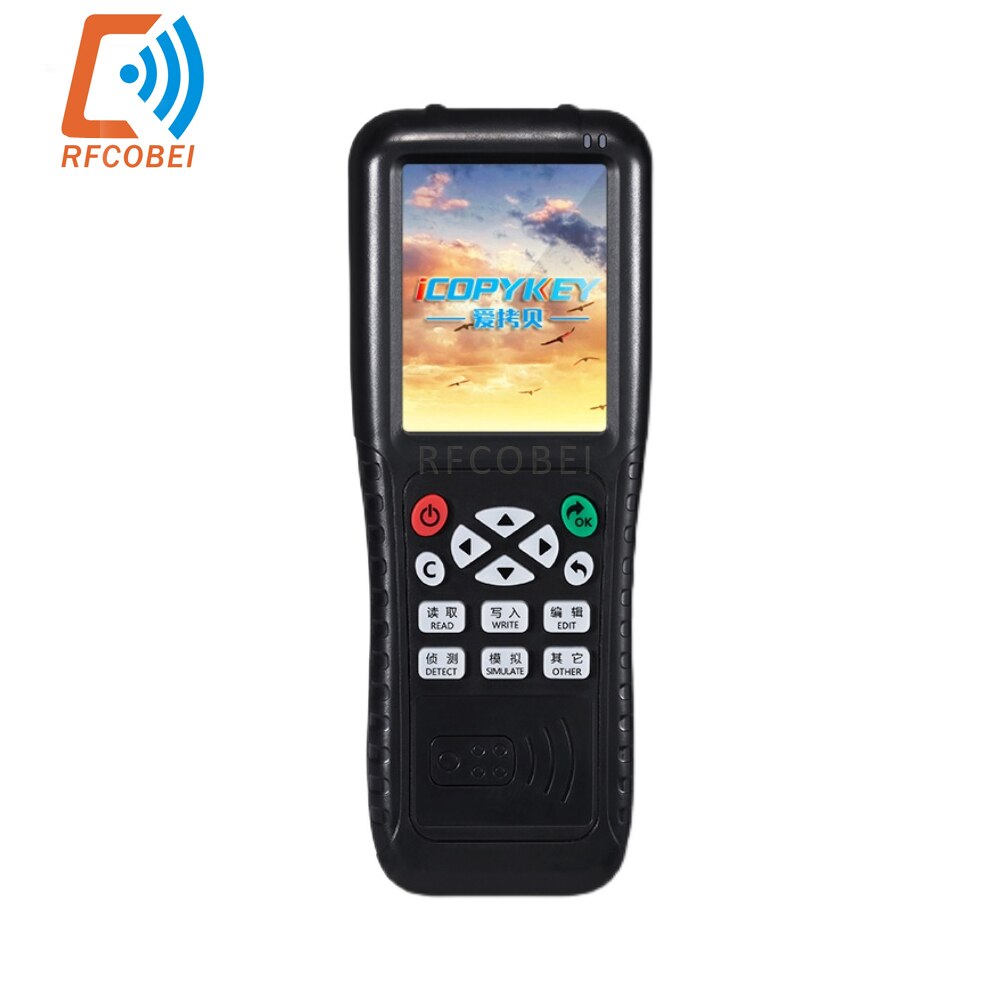 {:--)(Icomy Bộ sao chép frid cloner lập trình chìa khóa đầu đọc thẻ trình sao chép Bộ ghi RFID Detector với đầy đủ giải mã ftion thông minh NFC IC ID