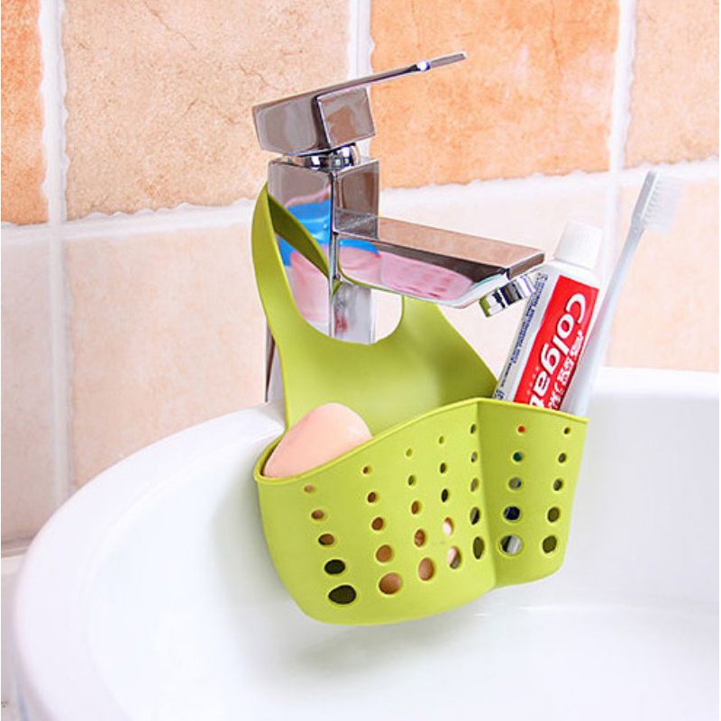 Giỏ Treo Bồn Rửa Chén/Bát, Giỏ Đựng Đồ Rửa Chén Tiện Lợi