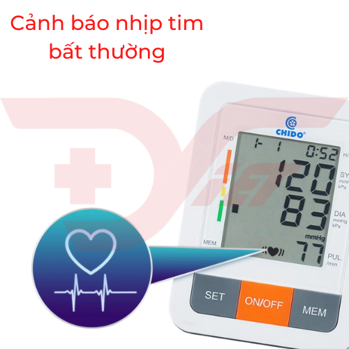 Máy đo huyết áp CHIDO Model 2022 PG - 800B31