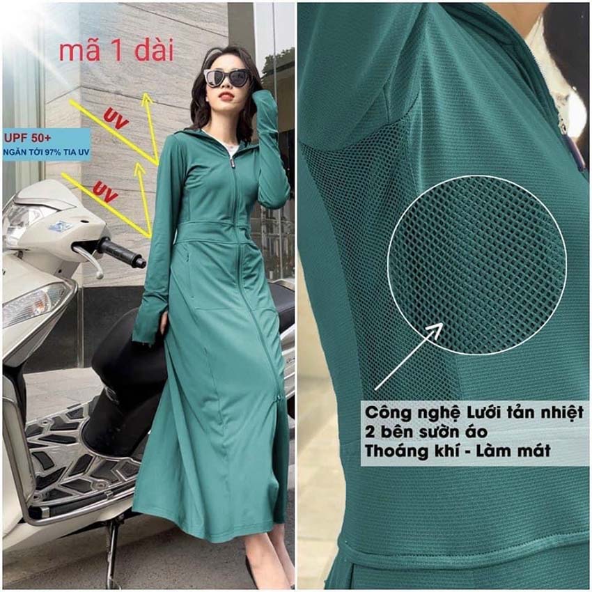 Áo Chống Nắng Nữ toàn thân  hai lớp vải dày-Hàng chuẩn, Thông hơi,  Dài Đến Gót- Tặng 01 khẩu trang- Mango House- Chống tia UV- Áo khoác chống nắng nữ, Áo chống nắng toàn thân, Áo chống nắng Nhật Bản, Áo chống nắng cao cấp