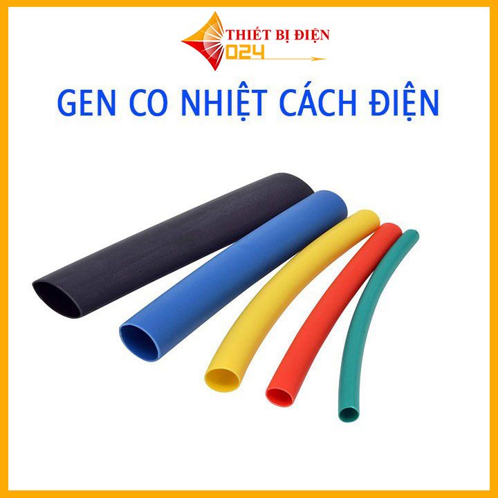Combo Gen Co Nhiệt Đủ Màu Cắt Sẵn Nhiều Cỡ