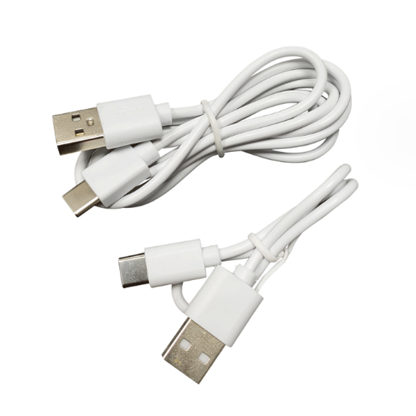 Dây Cáp Sạc đồ chơi USB Micro (0.5m / 1m), type C Trắng