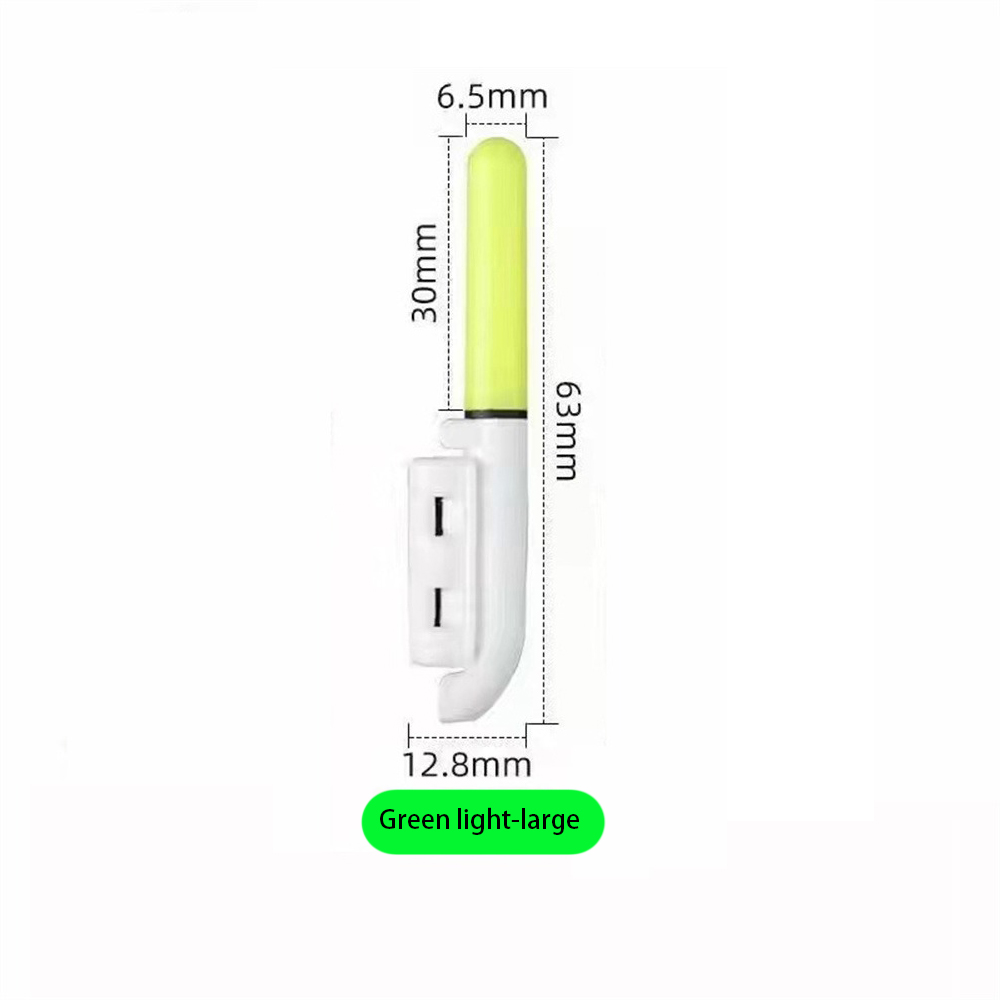 Acquire 💖Night fishing rod shawl light fishing gear High quality LED fishing rod tail light Double spring hook fishing rod tail light fishing gear accessories preferential