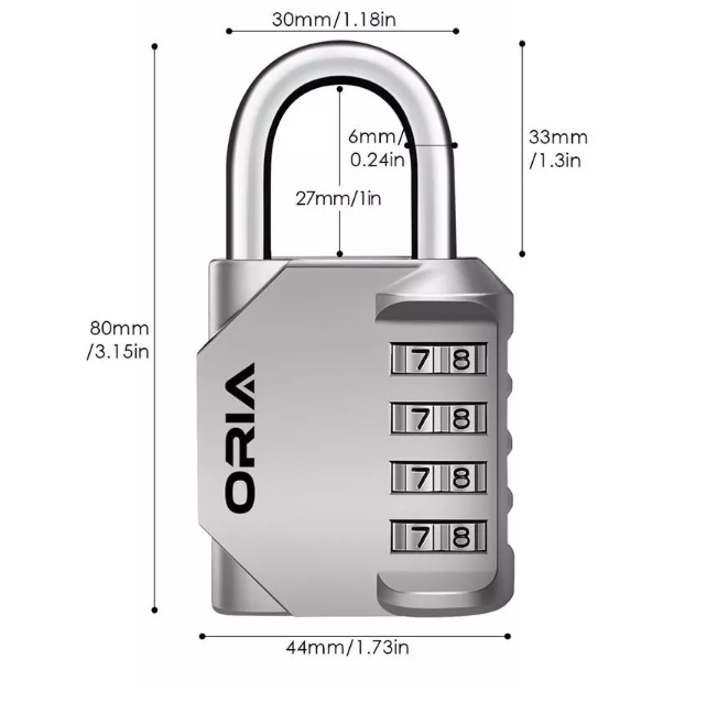 Khóa mã 4 số ORIA