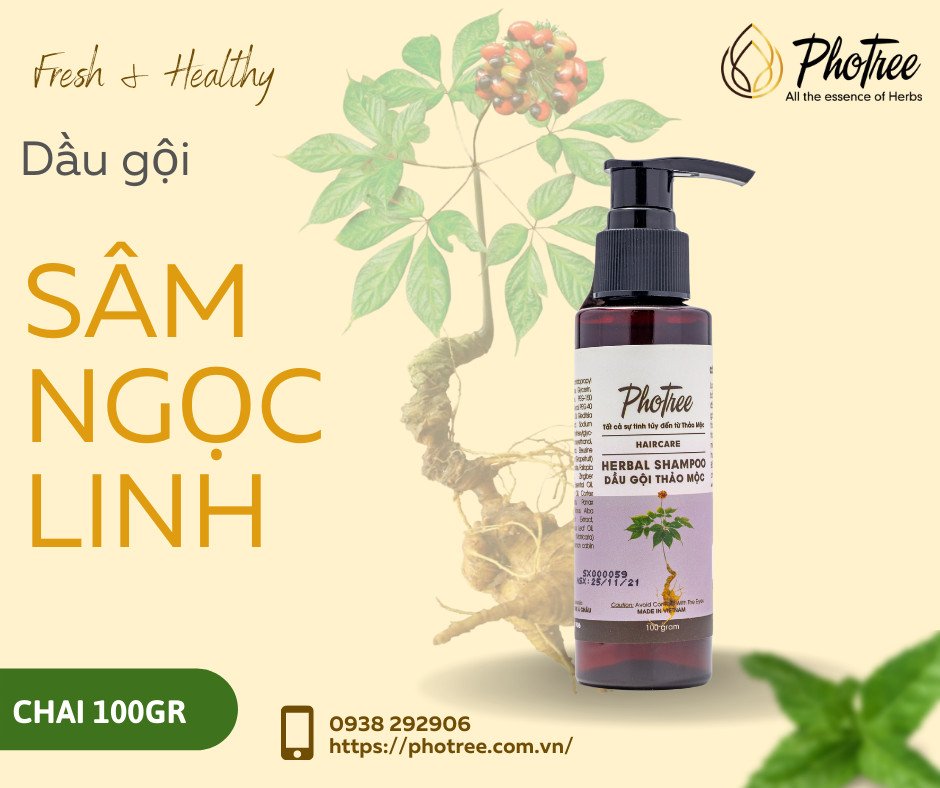 Dầu Gội Sâm Ngọc Linh PhoTree 100grams