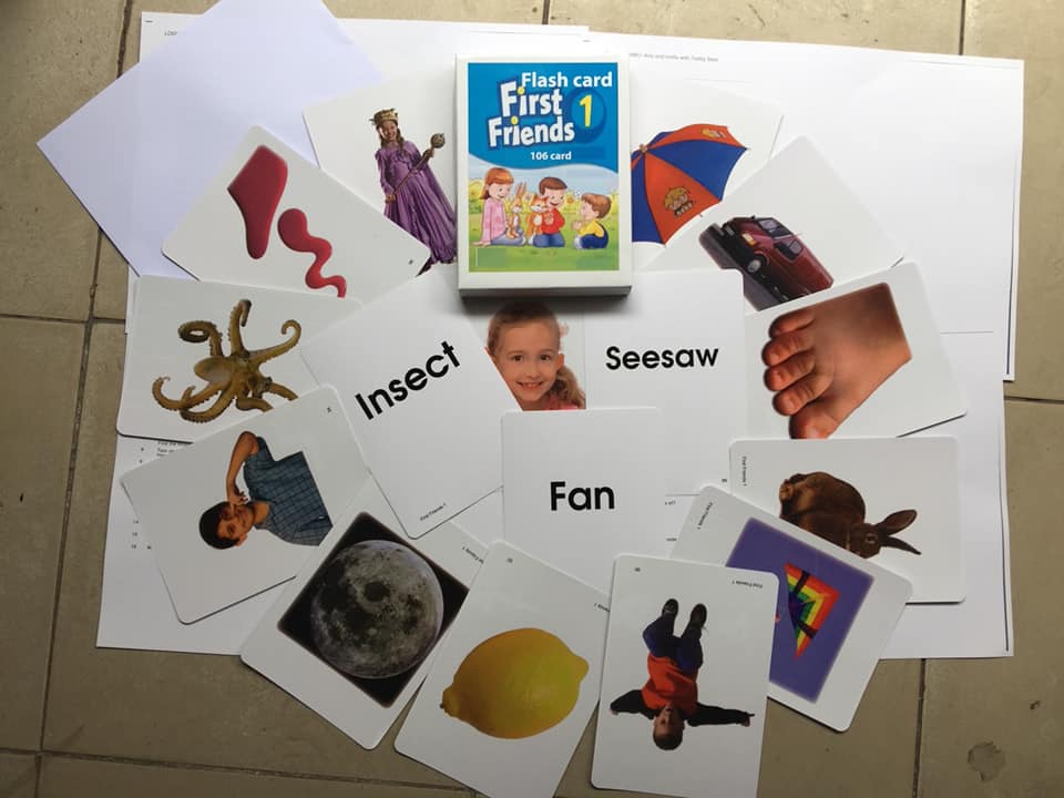 [Flashcards] Thẻ First friend level 1,2 - 1 hoặc 2 mặt - khổ A5 ( 15* 21 cm )
