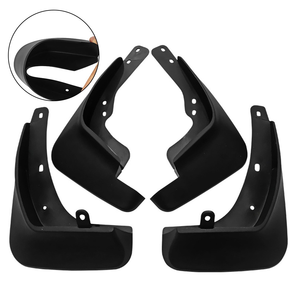 MileAuto Premium Molded Splash Guards for Kia Rio UB Sedan 2012 2017 Durable Material Fast Delivery