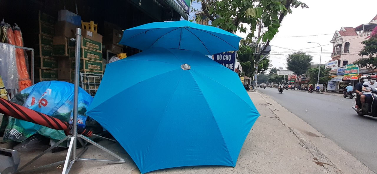 Hcm_dù rộng 2m7 cực bền chưa bao gồm đế