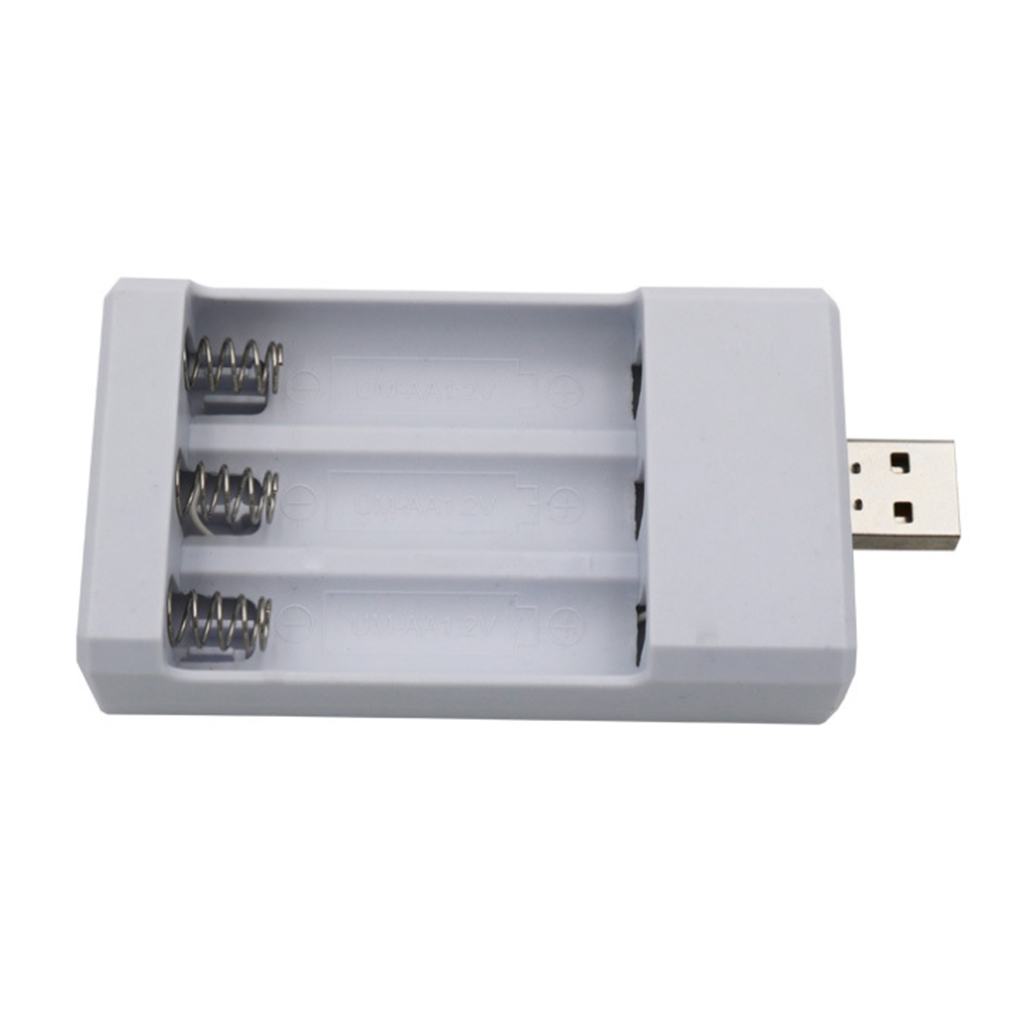 3 Solts Battery Charger Adapter USB Plug Battery Charger For Universal AA/AAA