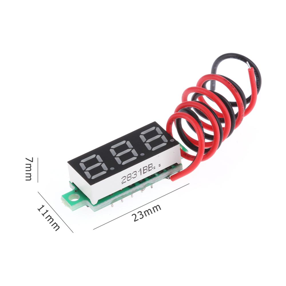0.28inch Mini Digital Voltmeter LED Display DC2.5-30V Voltage Tester Panel