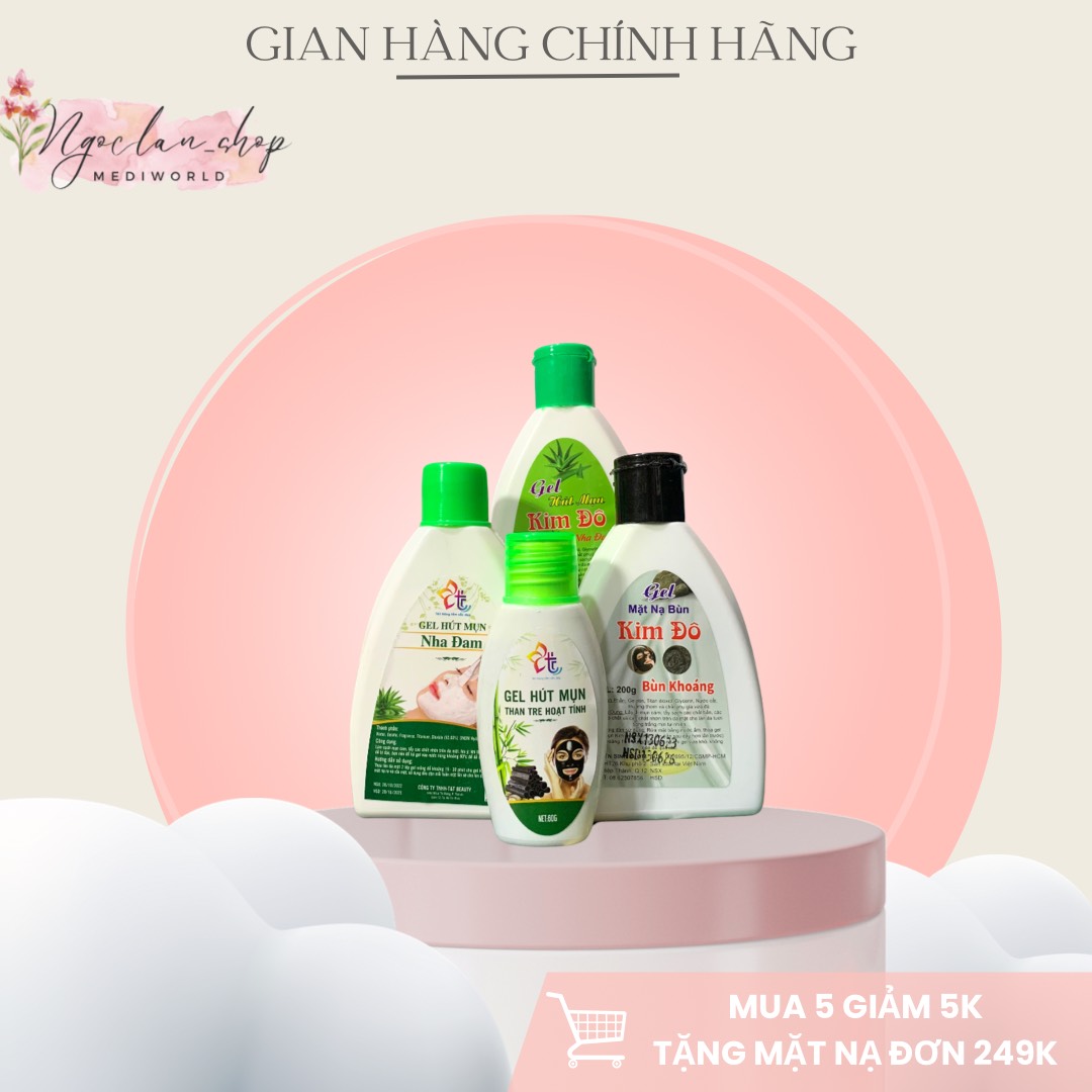 Gel lột mụn T&T 60g (Nha đam, Than hoạt tính) - Chính Hãng