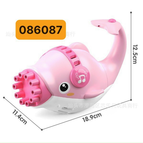 Súng cá heo thổi bong bóng xà phòng