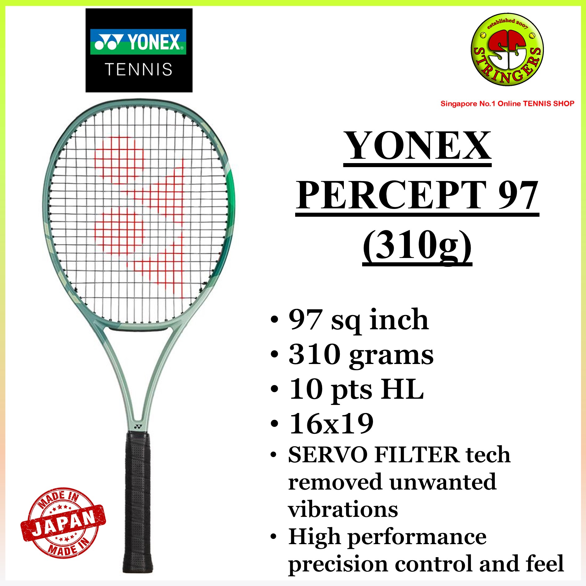 YONEX PERCEPT97 2本セット Yonex Percept 97 Tennis Racket | Lazada Singapore