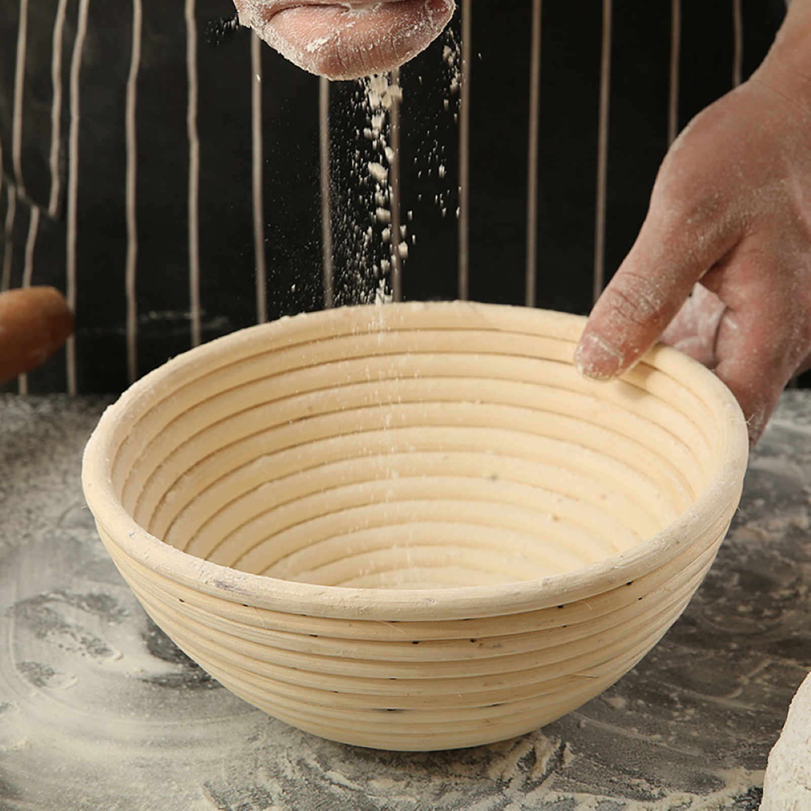 Environmentally Friendly Bread Basket Premium Eco-friendly Bread Proofing Basket Durable Reusable Easy to Clean Ideal for Bakers