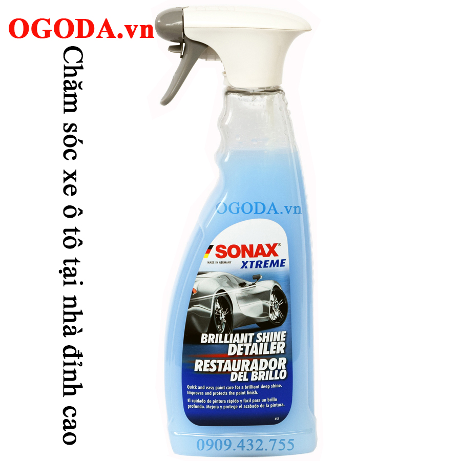 Dung dịch làm bóng rực rỡ mặt sơn Sonax Xtreme Brilliant Shine Detailer - 750ml 287400