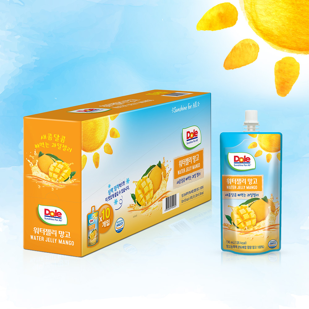 [MUA 2 GIẢM 9%][VOUCHER 50K ĐƠN 209K]Nước Xoài Ép Thạch Dole (130ml)