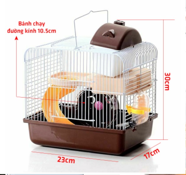 Lồng Chuột Hamster 30cmx23cmx17cm Legaxi