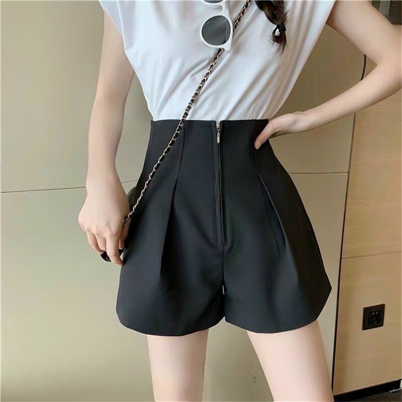 Quần Short Nữ Lưng Cao Khóa Giữa mới mã 502 Mmita