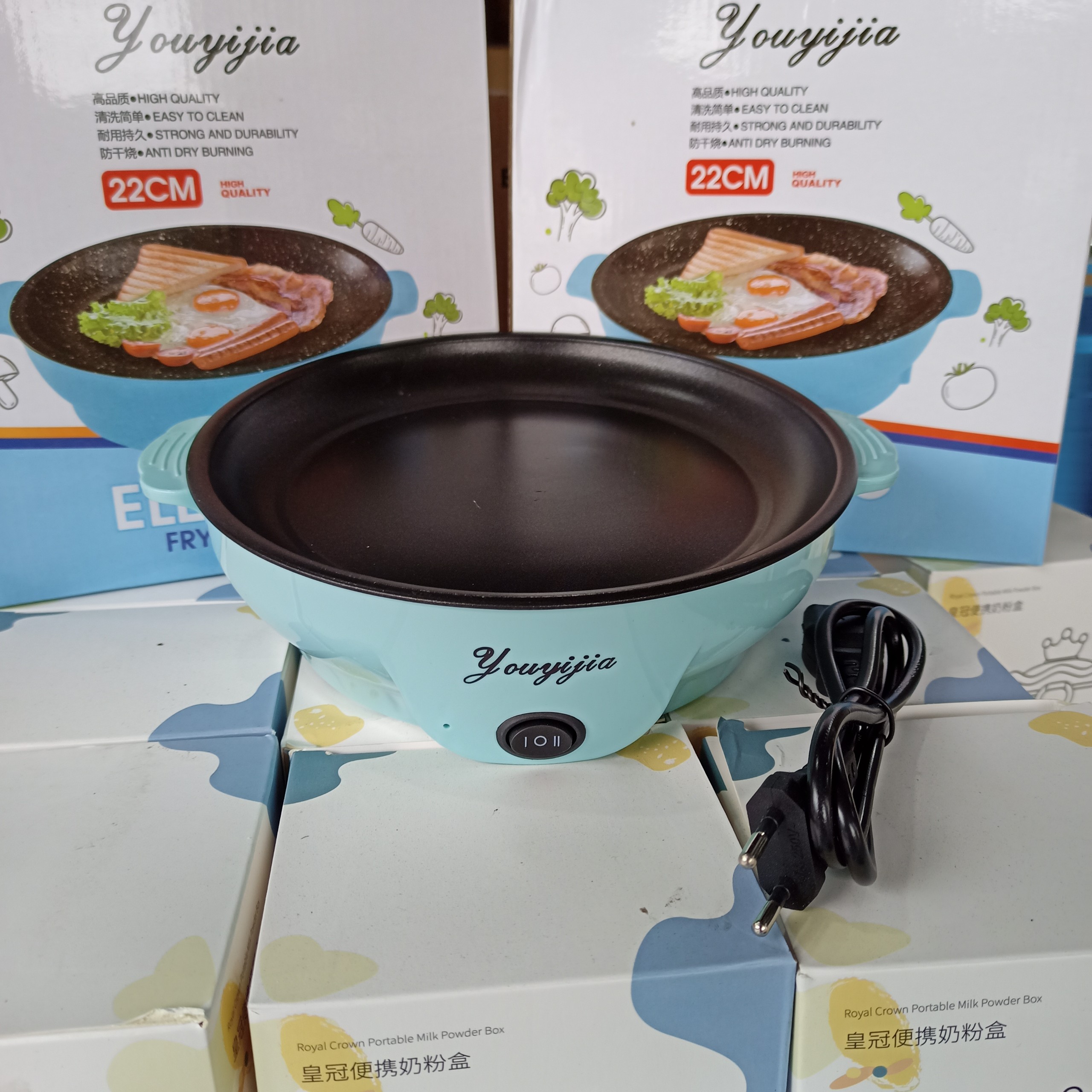 CHẢO NƯỚNG ĐIỆN ĐA NĂNG MINI 26CM (HOT 2022)