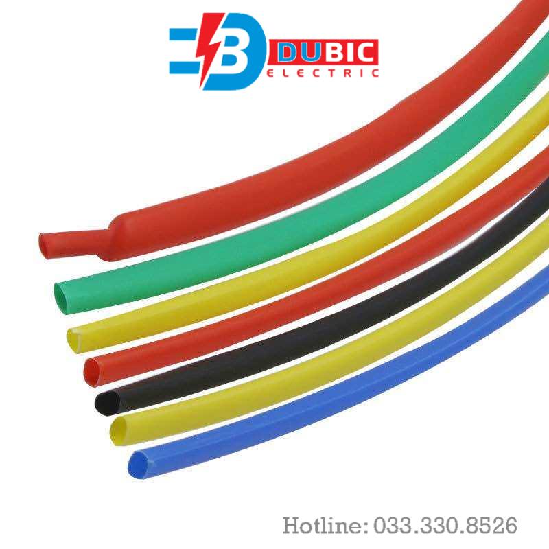 5-10 Mét Ống dây gen co nhiệt cách điện phi 1mm đến phi 12mm