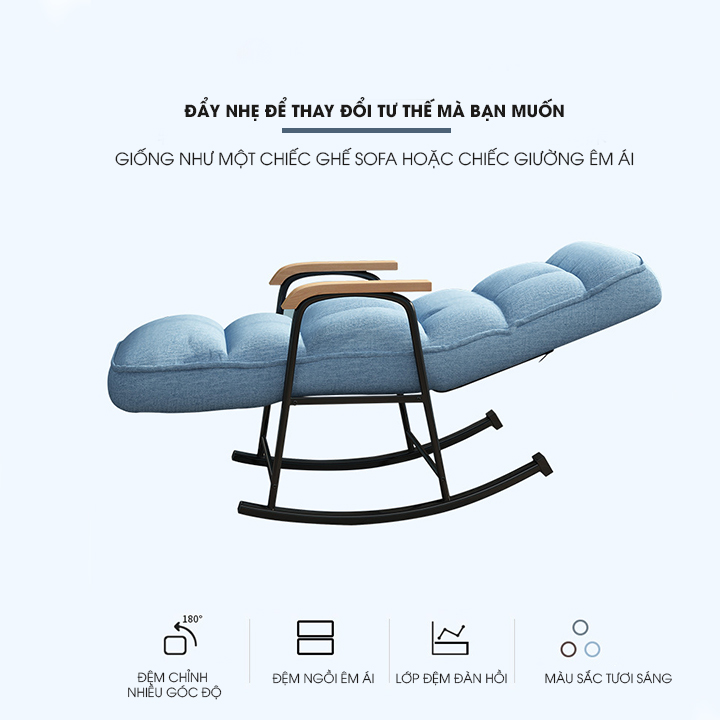 [ RẺ VÔ ĐỊCH ] Ghế bập bênh thư giãn, Ghế sofa bập bênh cao cấp