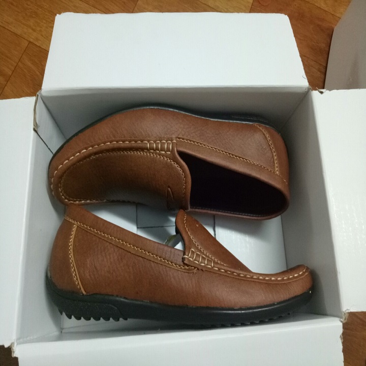 [HCM]GIÀY LƯỜI NAM 2 MÀU ĐEN VÀ NÂU BÒ