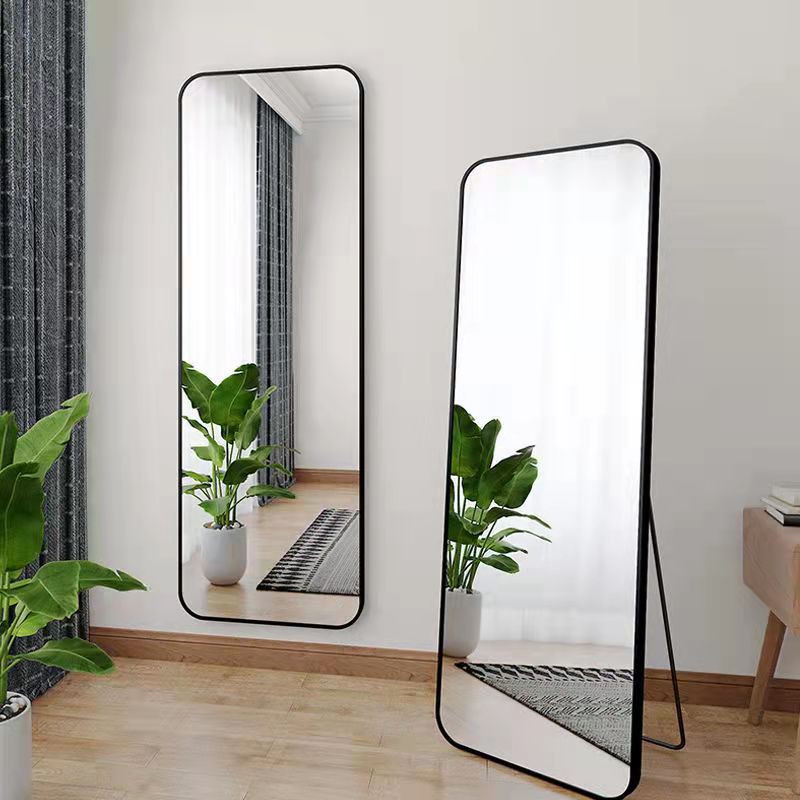 12 DAY SG DELIVERY Round corner fulllength mirror floor wall hanging dual purpose 40x150cm