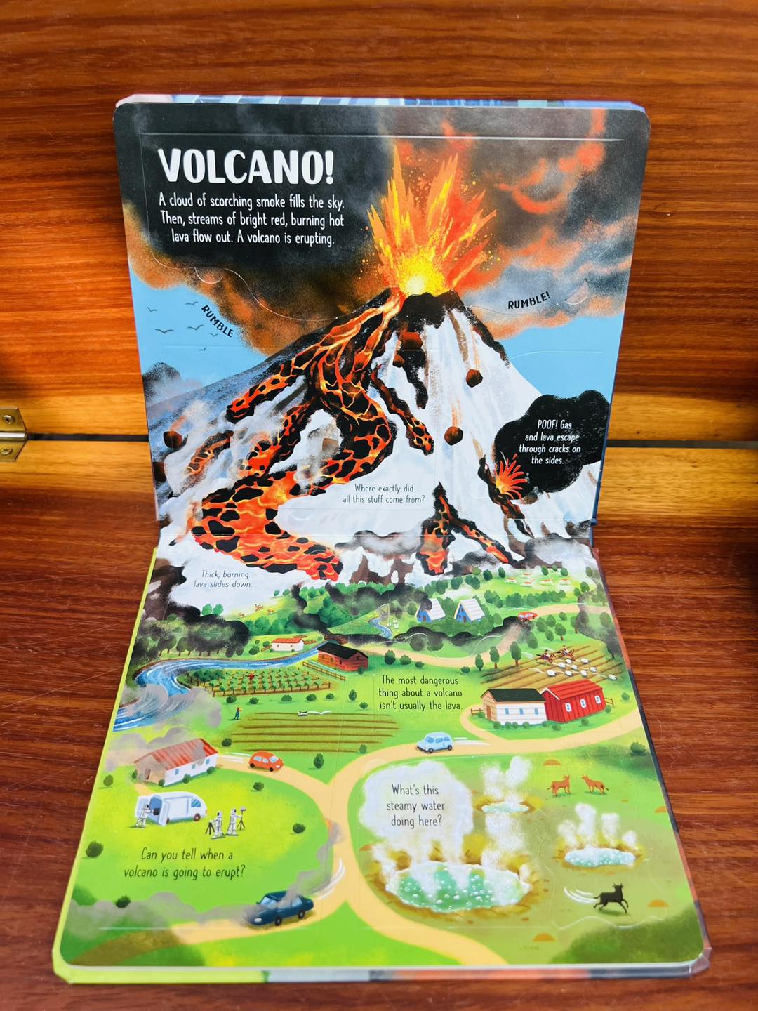 Sách Look Inside Volcanoes and Earthquakes