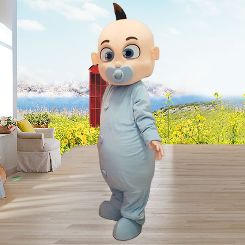 YA ZHOU LONG Super pacifier baby male and female cartoon doll costume show walking props doll costume show clothes