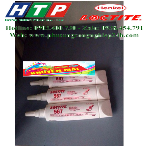 Keo dán làm kín ren loctite 567 - 50ml