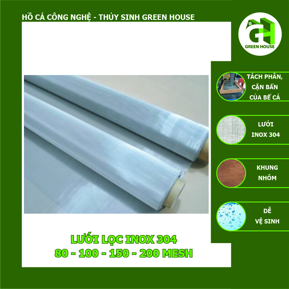Khay tách phân cá (15cm x 25cm) - Lưới lọc inox 304
