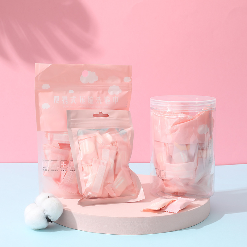 Bathroom Compressed Towel Disposable Capsules Towels Magic Face Care Tablet Non Woven Travel Portable Cloth Wipes Paper Tissue. 